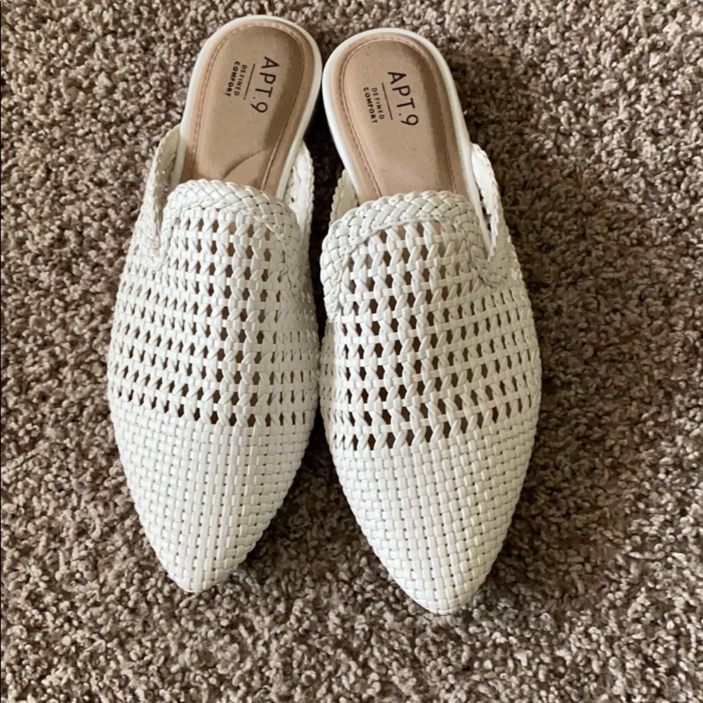 Women's Woven Mules (Sam Edelman dupes) Size 8